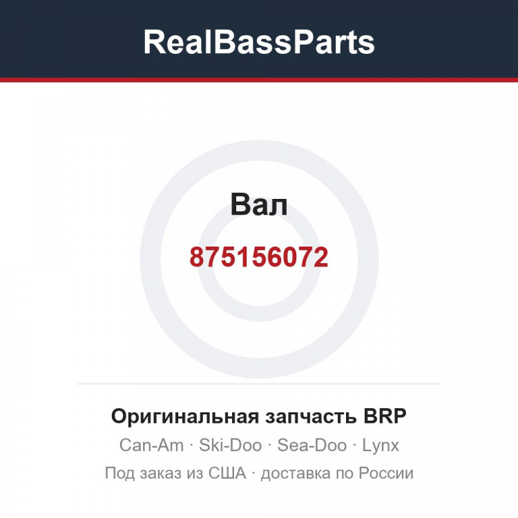 875156072 Вал