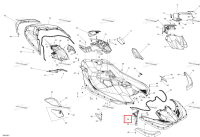 Задний опора Sea-Doo Spark (2016) (291003440)