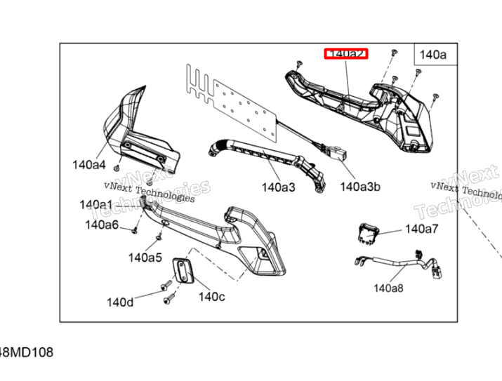 510006527 Рукоятка пассажира правая Ski-Doo