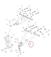2205368-458 Рычаг нижний правый черный для снегоходов Polaris RMK/PRO RMK 2013-2015" 2204933-458/2204933