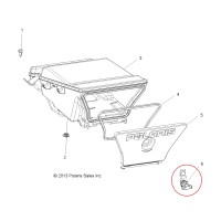 7081425 Защелка замок крышки бардачка для квадроциклов Polaris Sportsman 7081425