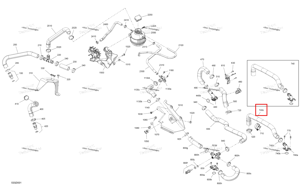 Шланг Ski-Doo 509001364