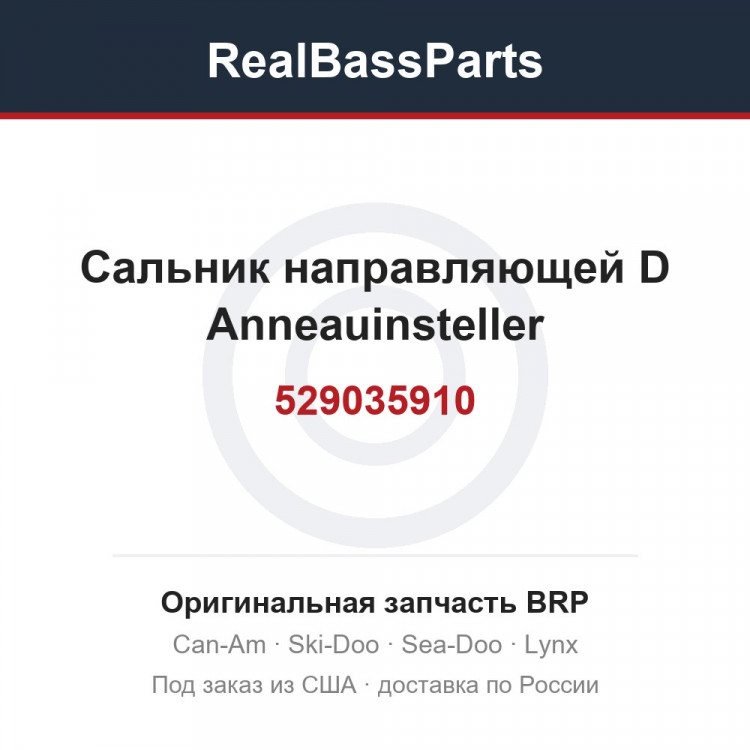 529035910 Сальник направляющей D Anneauinsteller