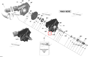Компрессор основание пластина Sea-Doo 420867167
