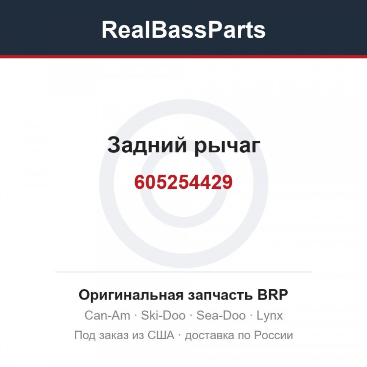 605254429 Задний рычаг