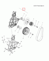 1332998 Корпус коробки QD Polaris ASM., BACKER BELT (INCL. 1,2)