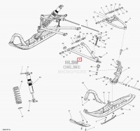 505073441 Рычаг нижний правый 36 Voevoda Ski-Doo Summit T3 
