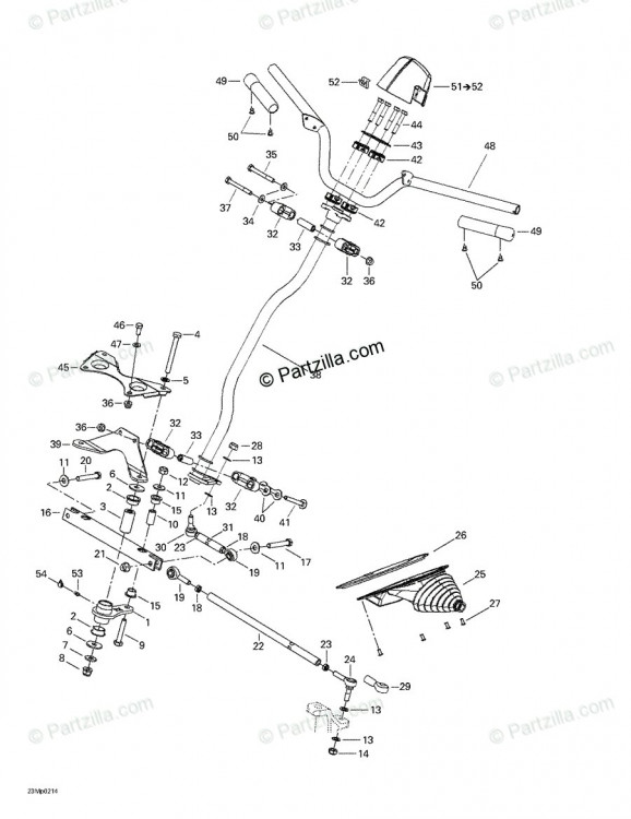 506151328 BAR-SWIVEL  Штанга рулевого управления для снегохода