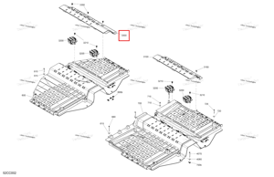 Floor панель в сборе Can-Am 707901141