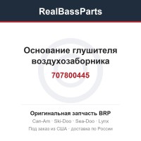 707800445 Основание глушителя воздухозаборника