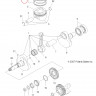 3087226 Кольцо поршневое +0.50 mm 2-й ремонт комплект на 1 поршень для квадроциклов Polaris SPORTSMAN 500 3085381