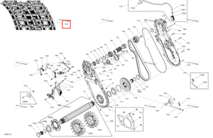 Гусеница 15 × 137 × 1,25 модель с Silent гусеница Ski-Doo 504154296