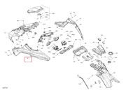 517309231 Панель капота левая для снегоходов Ski-Doo SUMMIT G5 517309231