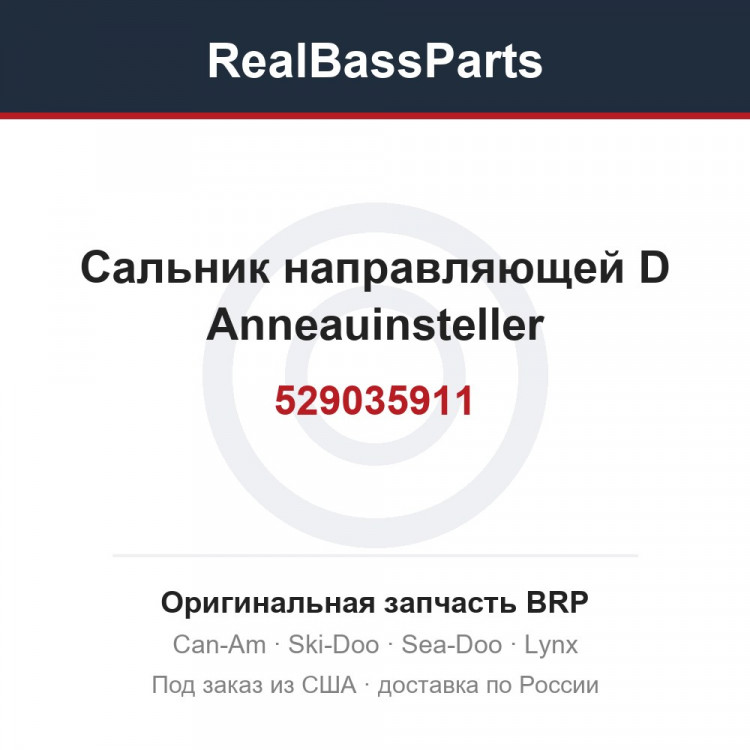529035911 Сальник направляющей D Anneauinsteller