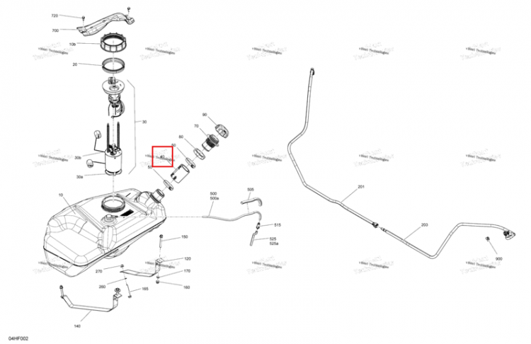 Горловина Neck шланг Can-Am Maverick Turbo RR XRS (2026) (709001697)