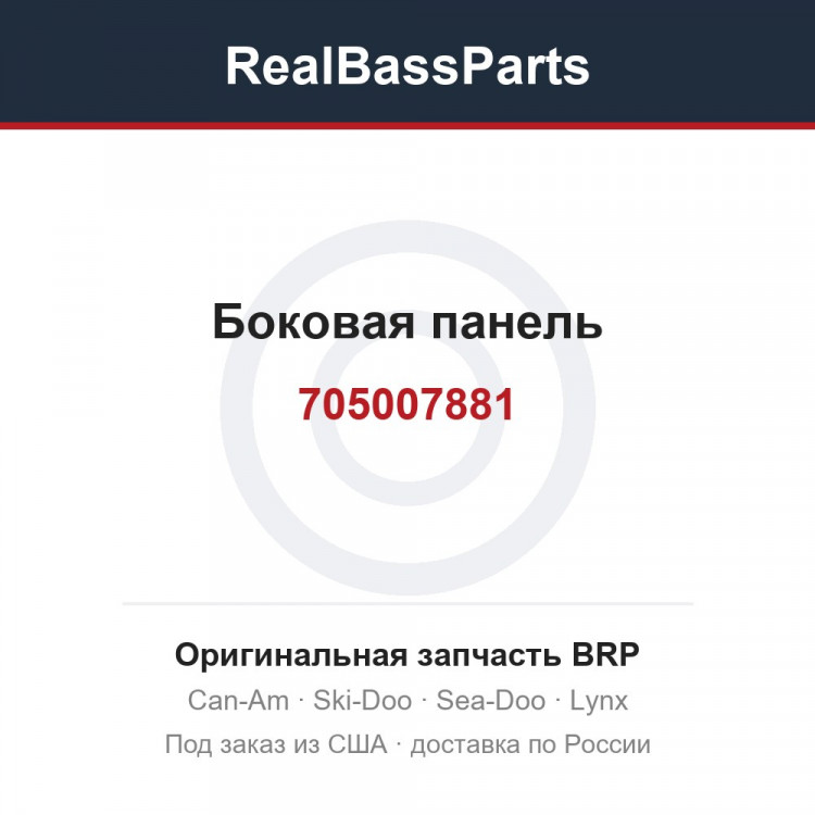 705007881 Боковая панель
