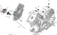 Сальник шайба Included дюйм двигатель комплект прокладок Can-Am Outlander 4x4 XT 1000R (2025) (420230416)