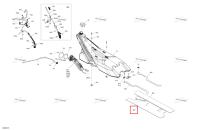 Левый поролон Ski-Doo Summit 850 E-TEC Turbo R X (2024) (513034165)