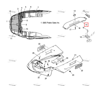 Защита в сборе вариатор Polaris Widetrak LX (2006) (1012557)