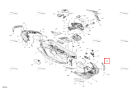 Правый задний бампер Sea-Doo Spark 900 ACE Base (2026) (291005945)