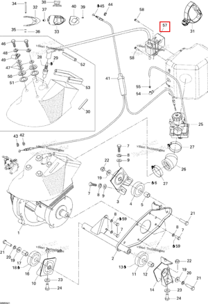 Calibrated блок Ski-Doo 515175459