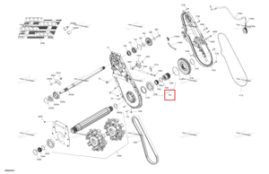 Переходник в сборе d Ski-Doo 504154597
