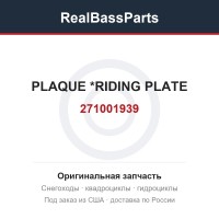271001939 PLAQUE         *RIDING PLATE