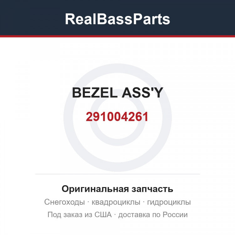291004261 BEZEL ASS'Y