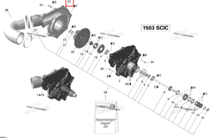 Компрессор корпус Sea-Doo 420867152