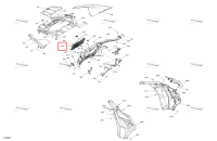Can Am красный передний решётка Can-Am Maverick Turbo RR XRC (2022) (705015321)