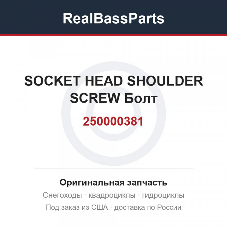 250000381 SOCKET HEAD SHOULDER SCREW Болт