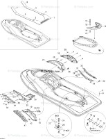291002118 Enjoliveur ga. *lh. moulding, Bombardier..