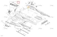 Глубокий чёрный шасси тоннель блок 154 Ski-Doo Skandic SE 900 ACE (2026) (415131009)