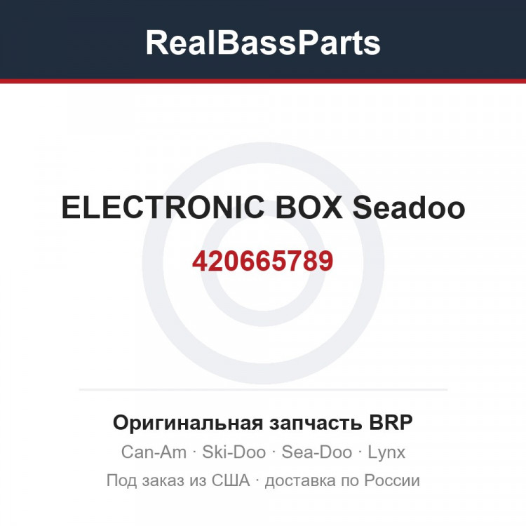 420665789 ELECTRONIC BOX Seadoo