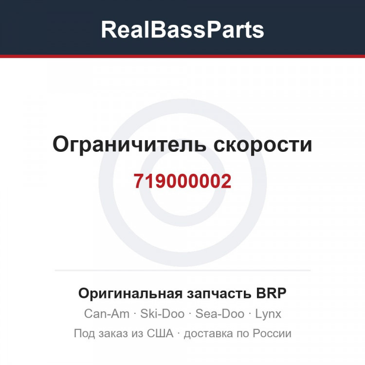 719000002 Ограничитель скорости
