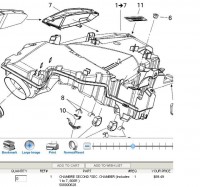 508000683 Корпус впускной XP ETEC Ski-Doo