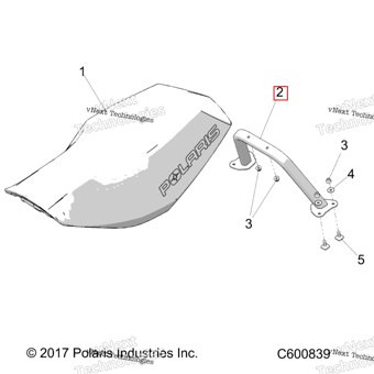 1021960-067 Опора сиденье сварной MEDIUM глянцевый цвет опция