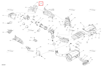 Теплозащитный экран опора Can-Am Outlander 4x4 XT 1000R (2025) (707603607)