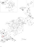 Передний опора Ski-Doo Expedition TUV V800 4-TEC (2009) (605353705)