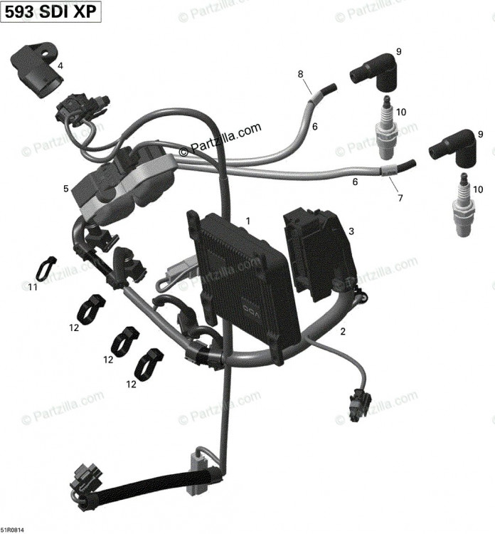 420665872 BOITE ELECTRO. *ELRCTRONIC BOX  Электронный блок управления