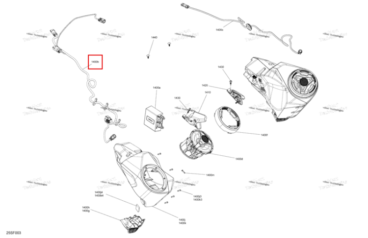 Жгут проводов Sea-Doo GTX 325 Limited (2026) (278004491)