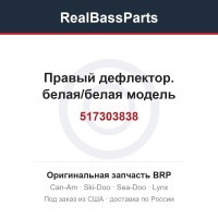517303838 Правый дефлектор. белая/белая модель
