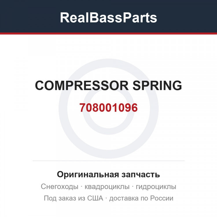 708001096 COMPRESSOR SPRING