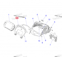 5456644-070 Крышка Polaris 