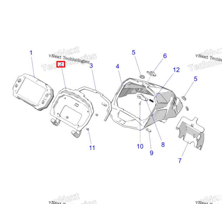 5456644-070 Крышка Polaris 