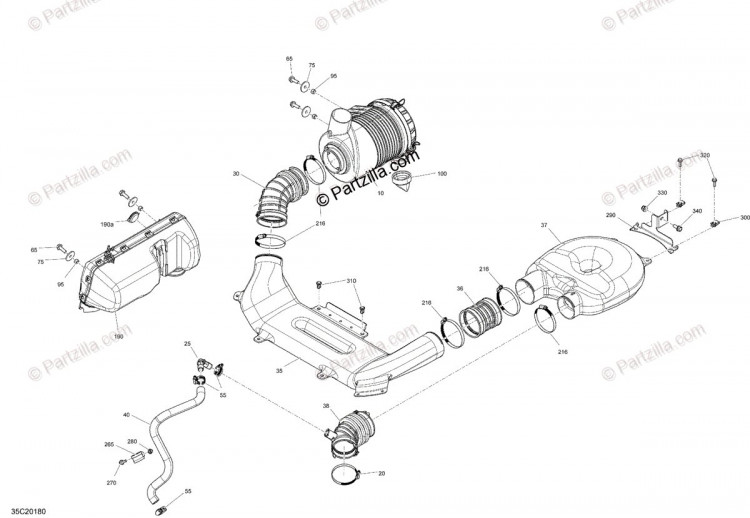 707800837 Впускной канал