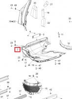 502007837 Панель нижний, правая сторона Ski-Doo 502007446