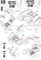 Подножка Can-Am Outlander MAX 800 XT (2008) (705000428)