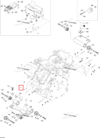 Винт M8 × 20 Ski-Doo Expedition TUV V800 4-TEC (2009) (M40839)