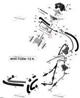 Прокладка Ski-Doo Summit X 800R Power T.E.K. (2009) (420430030)